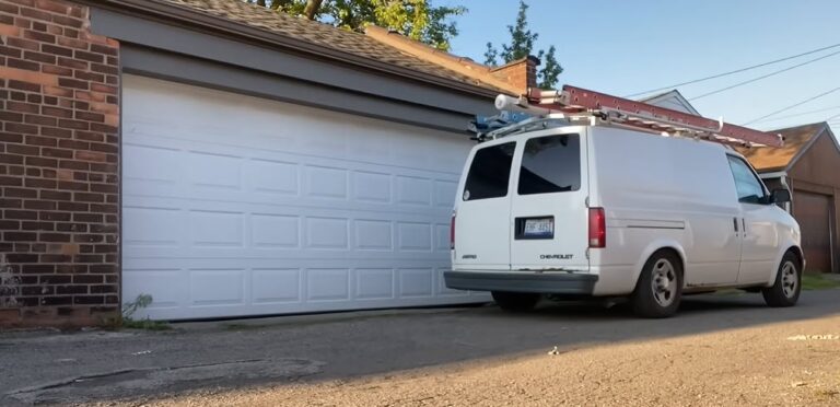 Albuquerque Roofing Guys service van parked outside a home during a roofing job in Albuquerque, NM